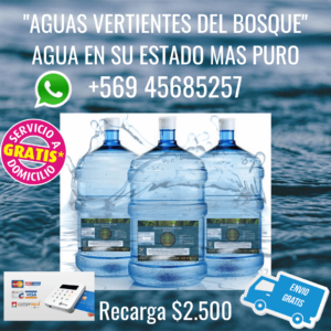Venta de Agua Purificada, Certificada por el Ministerio de Salud Chile
