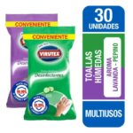 100 paquetes de toallas desinfectantes virutex - Santiago