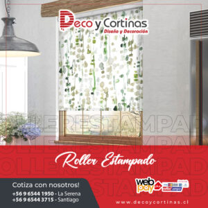 Cortinas Roller, Verticales, Dúo, Estampadas, Persianas.