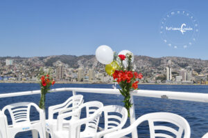 FUNERALES Y OFRENDAS EN EL MAR VALPARAISO